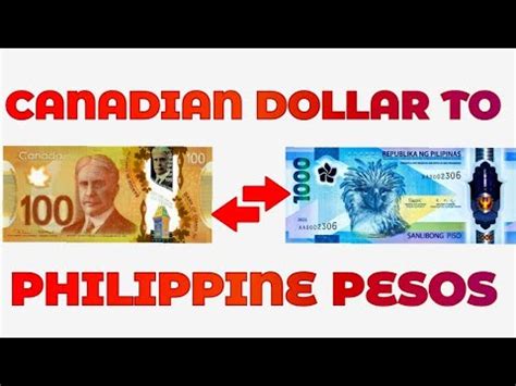 canadian dollars to philippine pesos|Exchange Rate Canadian Dollar to Philippine Peso (Currency .